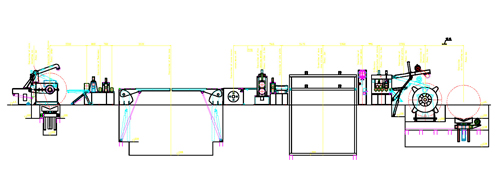 layout drawing-high speed slitting line